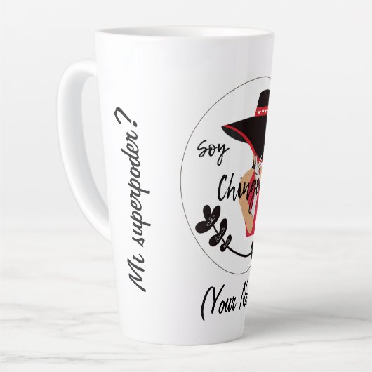 Soy Chingona Add Name Latte Mok (Linkerhoek)