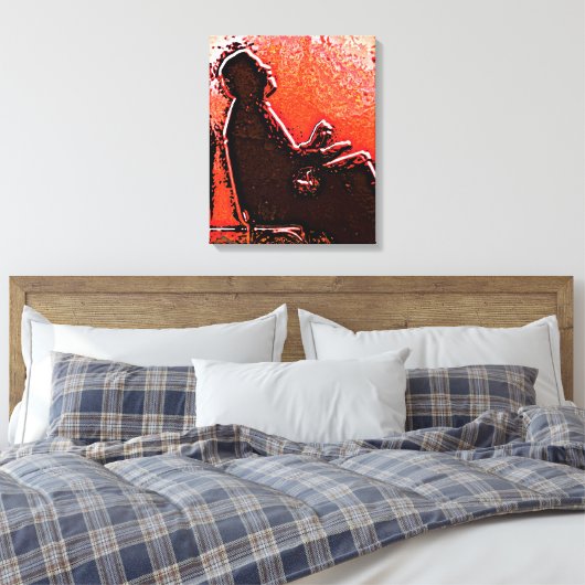 Soy Conguero Canvas Afdruk (Insitu (Slaapkamer))