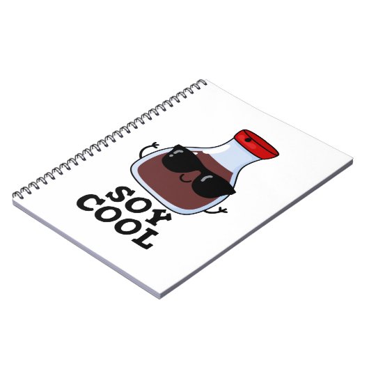 Soy Cool Funny Sojasaus Punt Notitieboek (Linkerzijde)