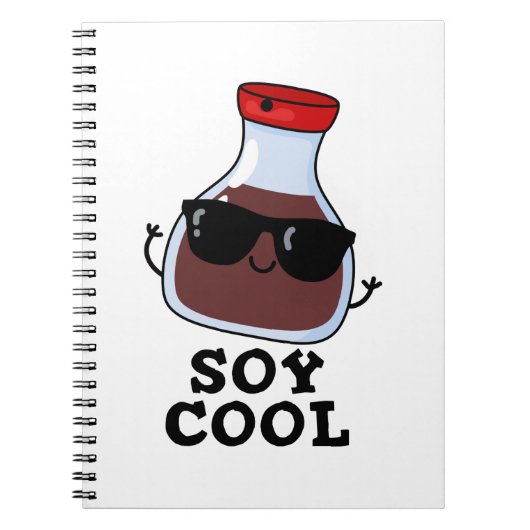 Soy Cool Funny Soy Saus Puns Notitieboek (Voorkant)