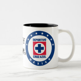 Soy del Cruz Azul Tweekleurige Koffiemok