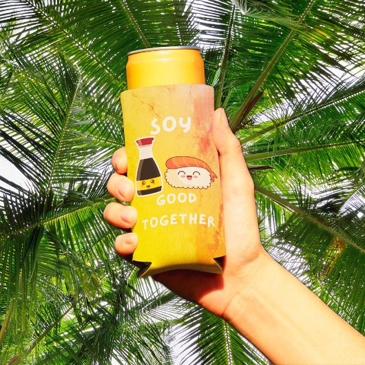 Soy Good Together Asian Food Pun Seltzer Blikjeskoeler