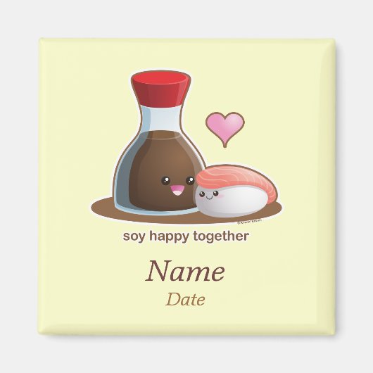 Soy Happy Magneet (Voorkant)