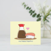 Soy Happy Together Briefkaart (Staand voorkant)