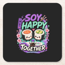 Soy Happy Together – Schattig Kawaii Sushi Koppel