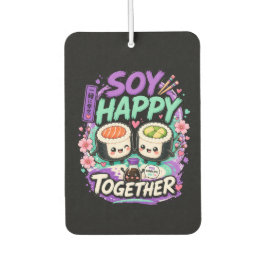 Soy Happy Together – Schattig Kawaii Sushi Koppel Luchtverfrisser