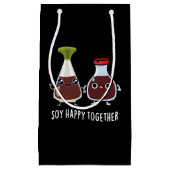 Soy Happy Together Soy Sauce Pun Dark BG Klein Cadeauzakje (Voorkant)
