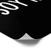 Soy Happy Together Soy Sauce Pun Dark BG Poster (Hoek)