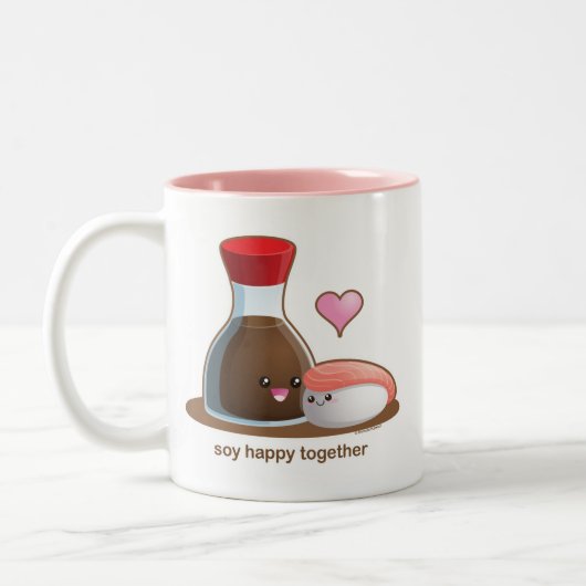 Soy Happy Tweekleurige Koffiemok (Links)