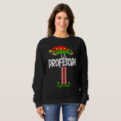 Soy La Profesora Elf Family Group Matching in Span Trui (Voorkant volledig)