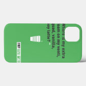Soy Latté Case-Mate iPhone Case (Achterkant (horizontaal))