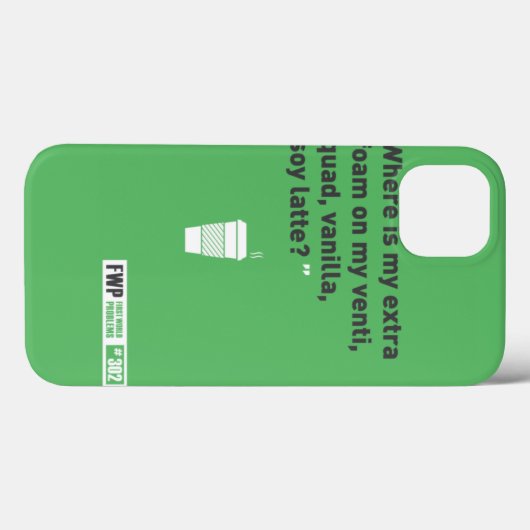 Soy Latté Case-Mate iPhone Case (Achterkant (horizontaal))