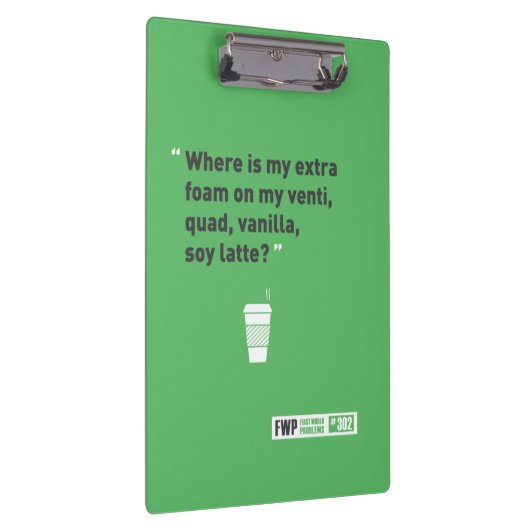 Soy Latté Klembord (Rechts)