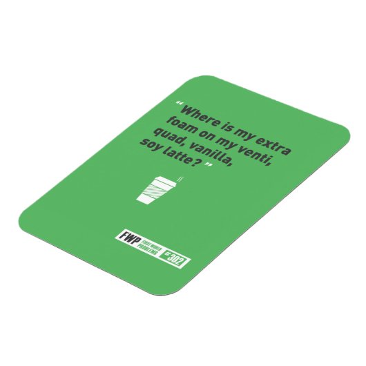 Soy Latté Magneet (Linkerzijde)