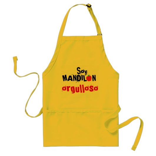 soy mandilon orgulloso standaard schort (Voorkant)