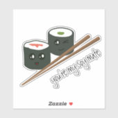 Soy Mate Cute Sushi Addict Kawaii Character Sticker (Vel)