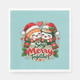 Soy Merry Together Kawaii Sushi Servet