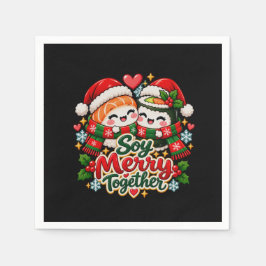 Soy Merry Together Kawaii Sushi Servet