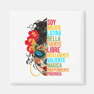 Soy Mujer Latina Fuerte Independiente Trots Mexico Magneet