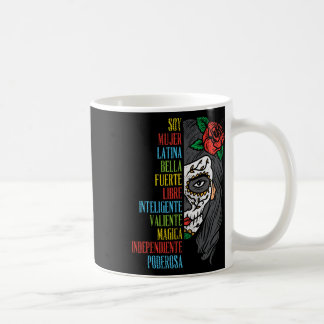 Soy Mujer Latina Suiker Schedel Vrouwen Cinco De M Koffiemok