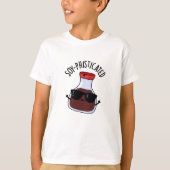 Soy-phisticated Funny Soy Sauce Pun T-shirt (Voorkant)