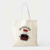 Soy-phisticated Funny Soy Sauce Pun Tote Bag (Voorkant)
