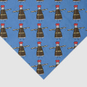 Soy Sauce Bottle kruis Aziatische stokjes Tissuepapier (Detail)