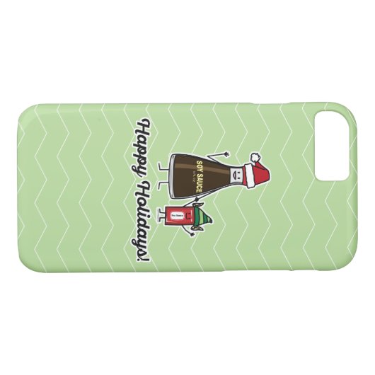 Soy Sauce Bottle Packet kind Kerstman Case-Mate iPhone Case (Achterkant (Horizontaal))