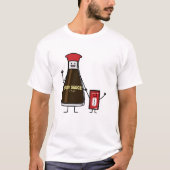 Soy Sauce Bottle Packet kind kinderkruis Aziatisch T-shirt (Voorkant)