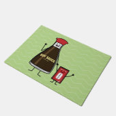 Soy Sauce Bottle Packet kind kindkruis Aziatische Deurmat (Schuin)