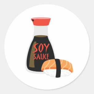 Soy Sauce Ronde Sticker