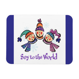Soy to the World Choir Magneet