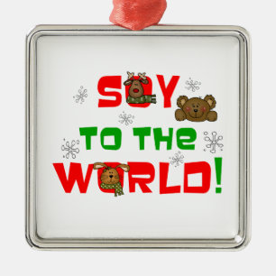 Soy to World Metalen Ornament
