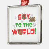 Soy to World Metalen Ornament (Links)