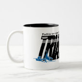 Soy triatleta tweekleurige koffiemok (Links)