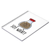 Soy Wat Funge Sojasaus Puntje Notitieboek (Linkerzijde)