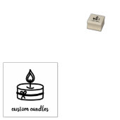 Soy Wax Business Candle Rubberstempel (Gestempeld)