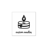 Soy Wax Business Candle Rubberstempel (Afrduk)