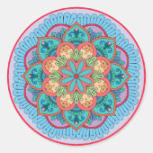 Soy Wax Candle Favoriet Ronde Sticker (Voorkant)