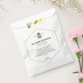 Soy Wax Label Honeycomb Bee Hexagon Bedankzakje (Gezegeld)
