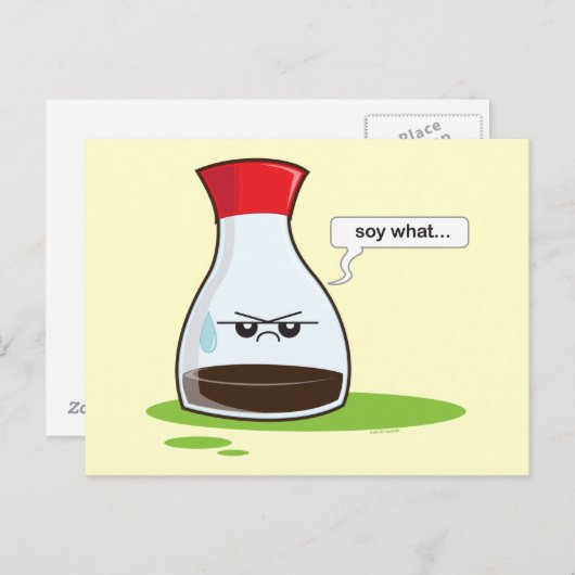 Soy What Briefkaart (Voorkant / Achterkant)