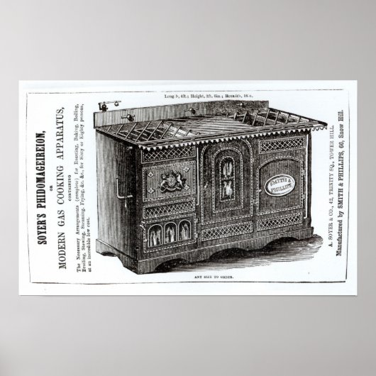 Soyer's Phidomageireion Poster (Voorkant)