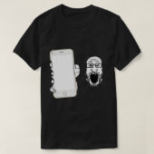 Soyjak Shows zijn telefoon T-shirt (Design voorkant)