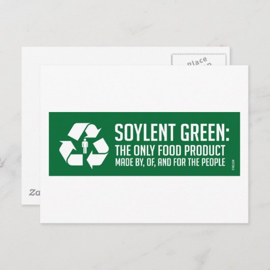 Soylent Green Briefkaart (Voorkant / Achterkant)