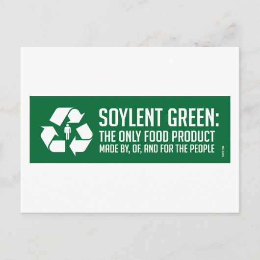 Soylent Green Briefkaart (Voorkant)