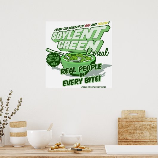 Soylent Green Cereal Poster (Keuken)