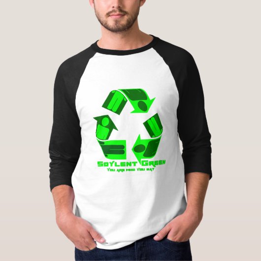 Soylent Green Jij bent wie je eet. T-shirt (Voorkant)
