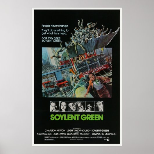Soylent Green Movie Poster (Voorkant)