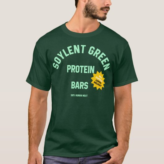 Soylent Green protein bars green edition T-shirt (Voorkant)