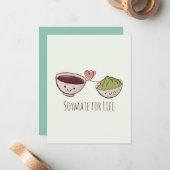 Soymate voor Levenslang Notitiekaart Notitiekaartje (Voorkant / Achterkant in situ)